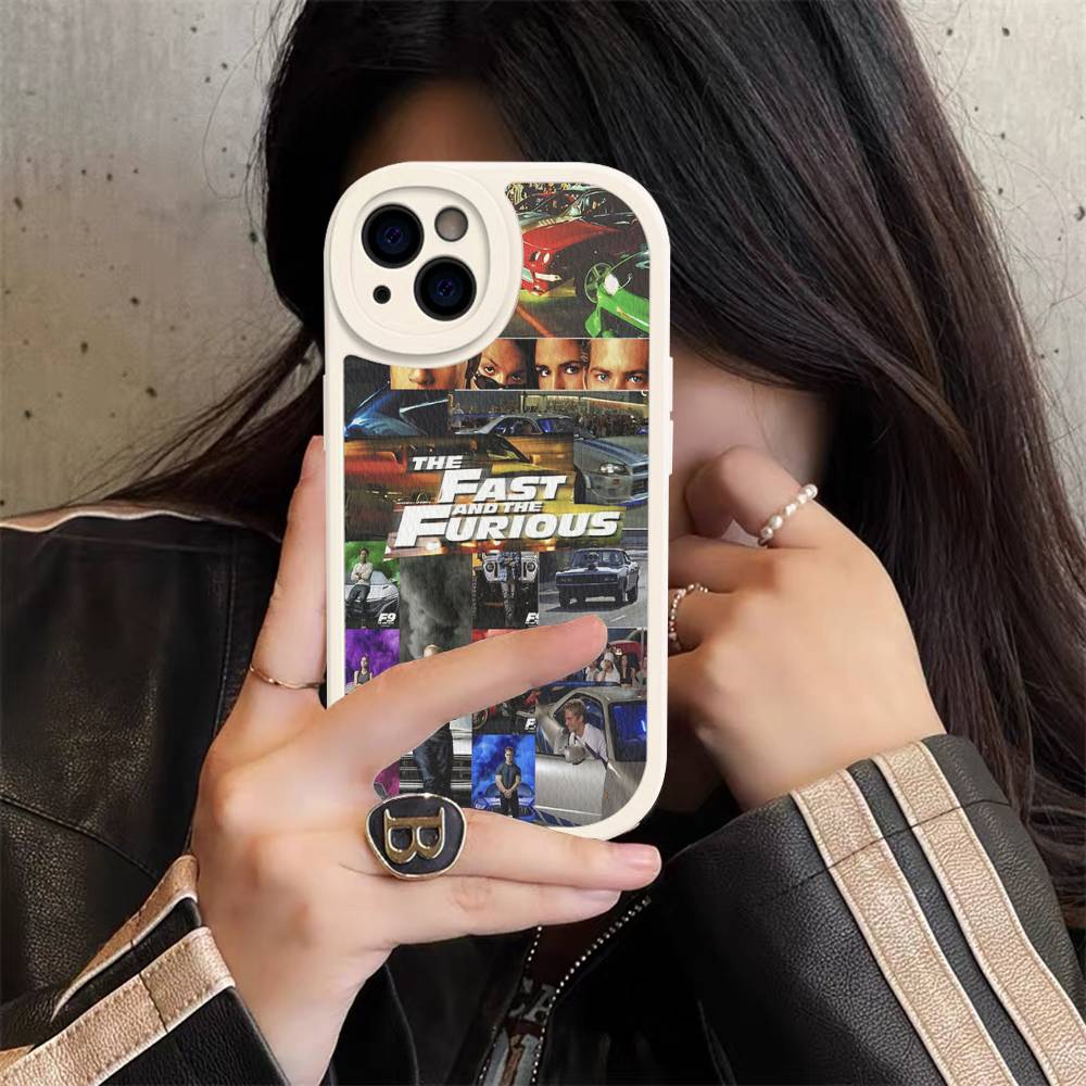 Action Movie Series Fast F-Furious Phone Case For IPhone 16 15 14 13 12 11 Pro Max Plus Leather Cover