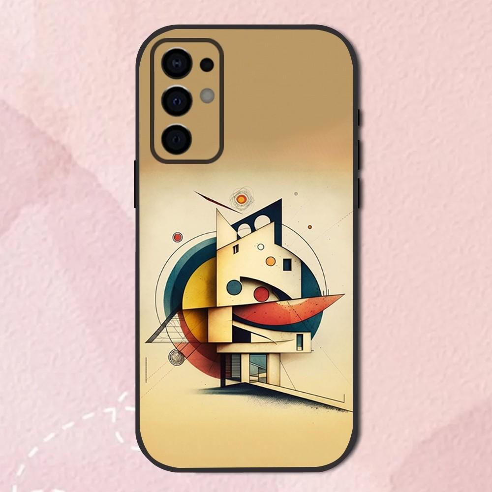 Kunst Wassily Kandinsky Telefoonhoesje Voor Samsung S24,S21,S22,S23,S30,Ultra,S20,Plus,Fe,Lite,Note,10,9,5G Zwart Zacht Hoesje