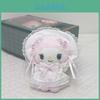 Melody Lace Wedding Cartoon Plush Pendant With Soft Short Plush For Girls