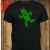Final Fantasy Inspired Cactuar Cactus Black Printed TShirt Funny and Interesting Cactu Tops Tee Shirt Unisex Cotton Shortsleev