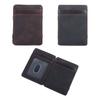Credit Card Holder PU Leather ID Card Case Gift Money clips Magic Wallet Mini Coin Purse Cash Clip