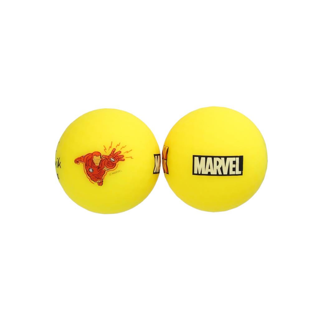 Volvik MARVEL 3.0 (IRON MAN) Golfbälle, Gelb, Modell 2024, Geschenkpackung mit 4 Stück, Markerset, Authentisch