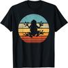 Frog Retro Vintage 60s 70s Sunset Amphibian Animal Men Women T-Shirt