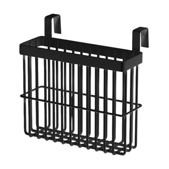 Basket Hanging Behind The Door Kitchen Cabinet Door Organizer Wall Mounted Self Adhesive Storage Basket