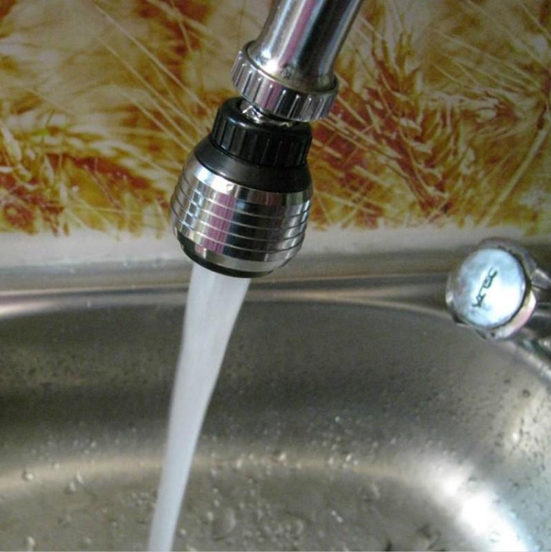 360 Rotate Swivel Faucet Water Filter Adapter Water Purifier Saving Tap Aerator Kitchen Accessories