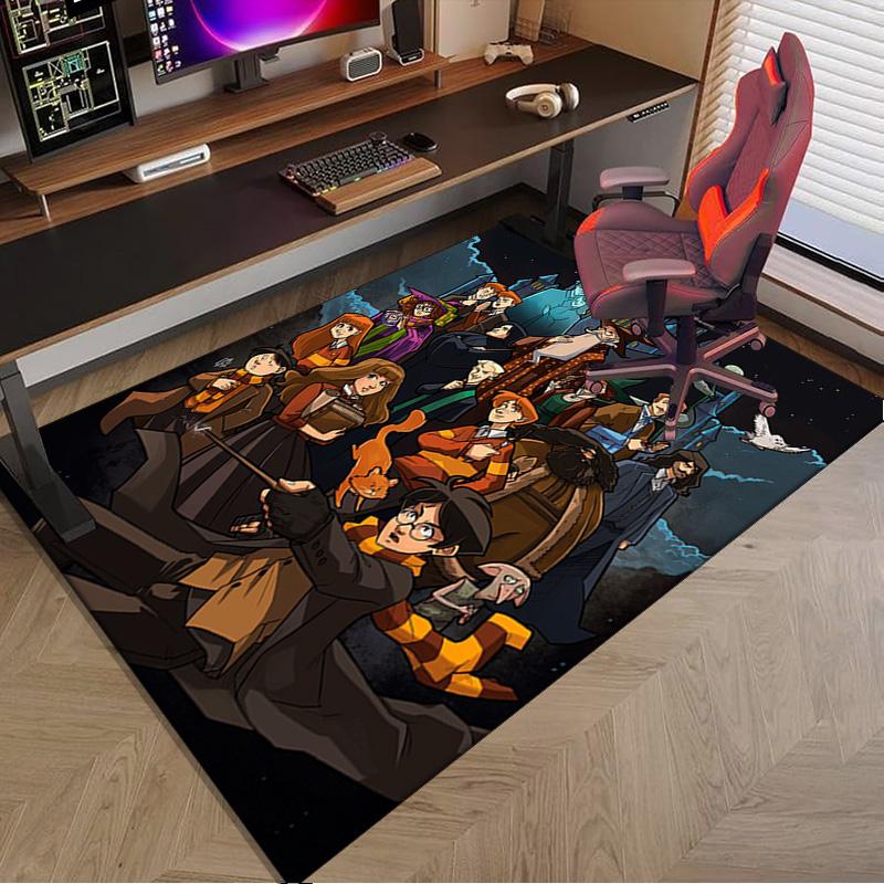 Magical School Adventure Carpet, Chair Rug,Rug for Office Bedroom living rooms, Doormat decor Fan Gift Christmas Gift