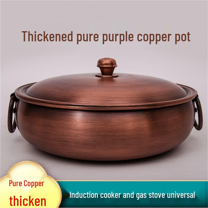 Traditional Copper Hot Pot for Gas Stoves