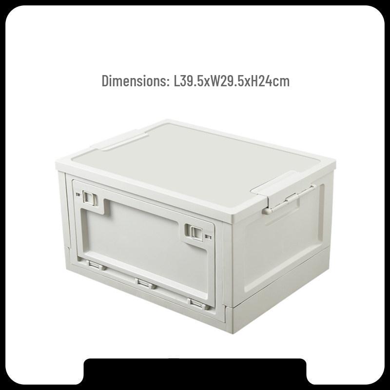 Black Outdoor Camping & Storage Folding Box - Industrial Style for Car Trunk