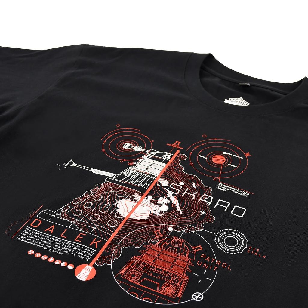 FANTHFUL Doctor Who [Dalek] FP001DW2023 T-shirt Black Size L