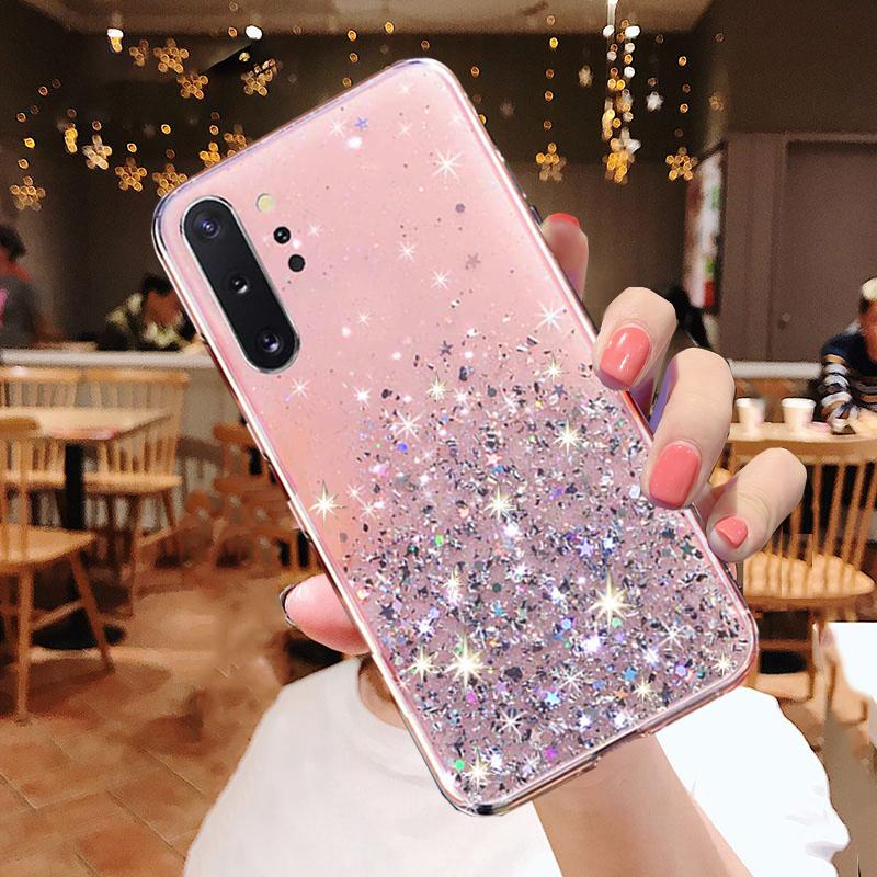 Husa din cristal moale cu sclipici pentru OPPO A5 A9 2020 A5S A3S A9S A1K Realme C3 C2 3 5 6 Pro XT X2 X Reno 2 Z 2Z 3 4 Pro Ace Husa din silicon