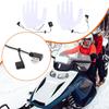 Motorcycle Gloves Lined With Heating Sheet Five Fingers Wrapped In Warm USB Composite Fiber Heating Wire Thermostatic Glove Film