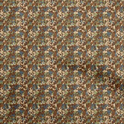 Cotton Flex Brown Fabric Abstract Diy Clothing Quilting Fabric Print Fabric By Yard 40 Inch