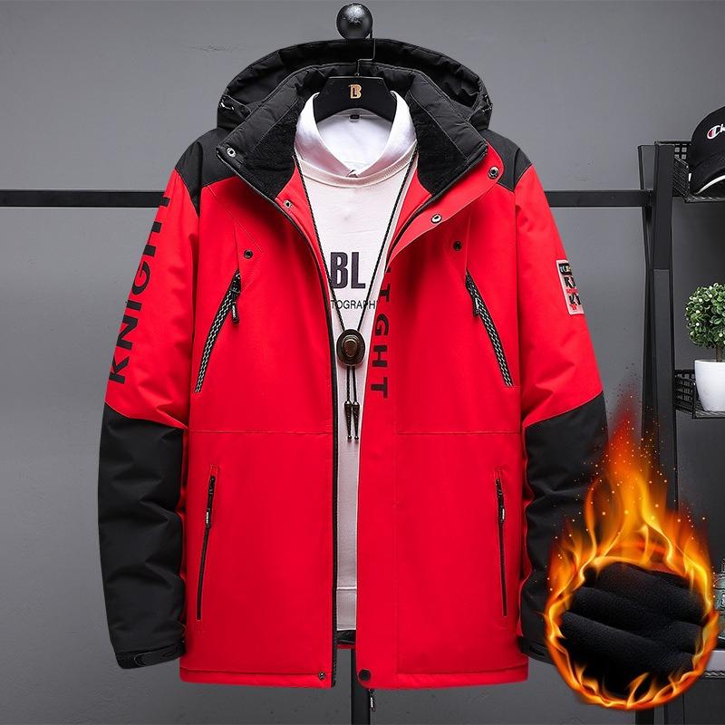 Giacca Invernale da Uomo alla Moda Versatile Ispessita da Esterno Calda - Antirughe Leggera Morbida Accogliente Manica Lunga Piumino