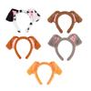 Kids Stage Hairbands Furry Ear for Halloween Birthday Photo Props Fun Headwear Cosplay Puppy Cartoon Animal