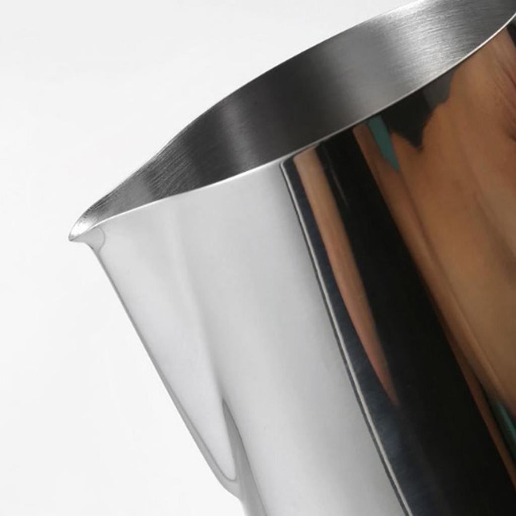 Kitchen Stainless Steel Milk Frothing Jug Barista Cup , 600ml
