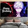 Jujutsu Kaisen Cartoon Backdrop Anime Character Kids Boys Birthday Party Decor Baby Shower Photo Background Props Supplies