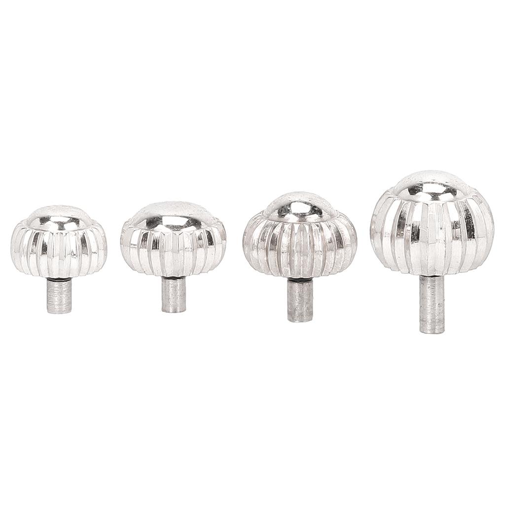 4Pcs Watch Crown Parts Easily Use Various Sizes Wear Resistant Wrist Watch Crown Replacement for Watch Repairer