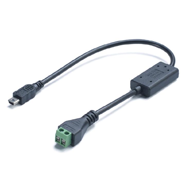 

MultiProtection DC5V-25V to 5V Power Converter Cable 2Pin To Mini 5Pin Cord Supports 15W Fast Charging For Gadgets