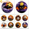 CHENISTORY Painting DIY Wool Embroidery Kit Creative Halloween DIY Wool Needle Felt Picture Craft Painting Gift Felt Needlework