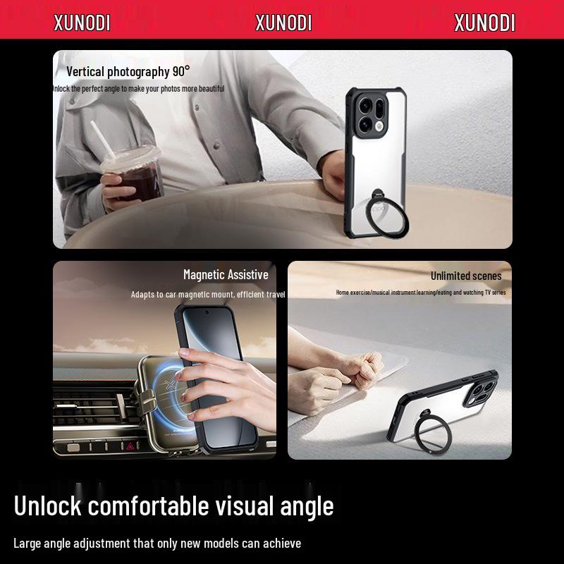 XunDi Find X9 Pro Phone Case: Slim, Anti-Fall Protective Shell for Oppo FindX9