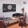 Dartboard, Electronic Digital, 12 Darts, LED, 27 Games, 51 x 6.5 x 57 cm, Black