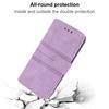 For Samsung Galaxy A07/A06 4G/5G Case Wallet Skin-Touch Leather Imprinted Phone Cover with Wrist Strap
