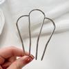 Hair Accessories Metal Hair Sticks Ancient Style Headwear Korean Style Headwear U-Shape Hairpin