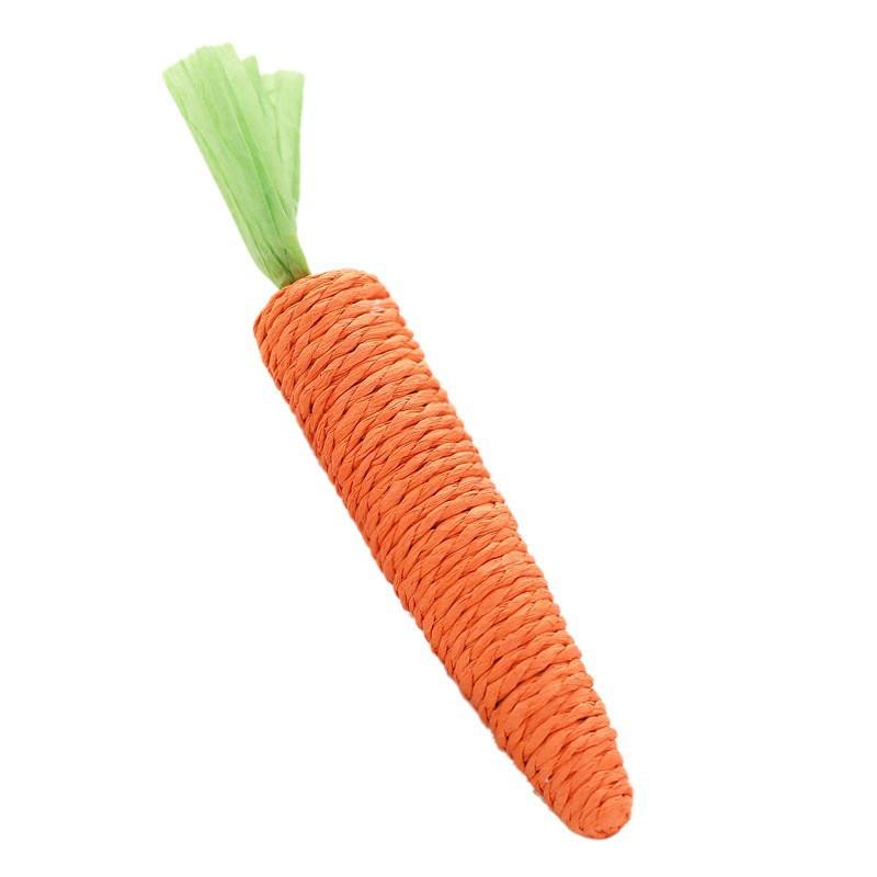 Pet Cat Toy, Biting Toy, Cute Paper Rope, Carrot, Interactive Cat Toy, Making Sounds