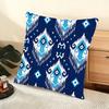 Russian Shading Cushion Cover Soft Short Plush Pillow Cover Smooth Cozy Texture Aesthetic Cushion Case Home Decor