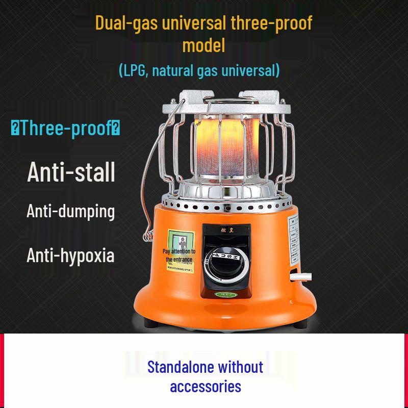 Burner Emperor Natural/Liquefied Gas Energy-Saving Fireplace Heater: New Model for Household Heating