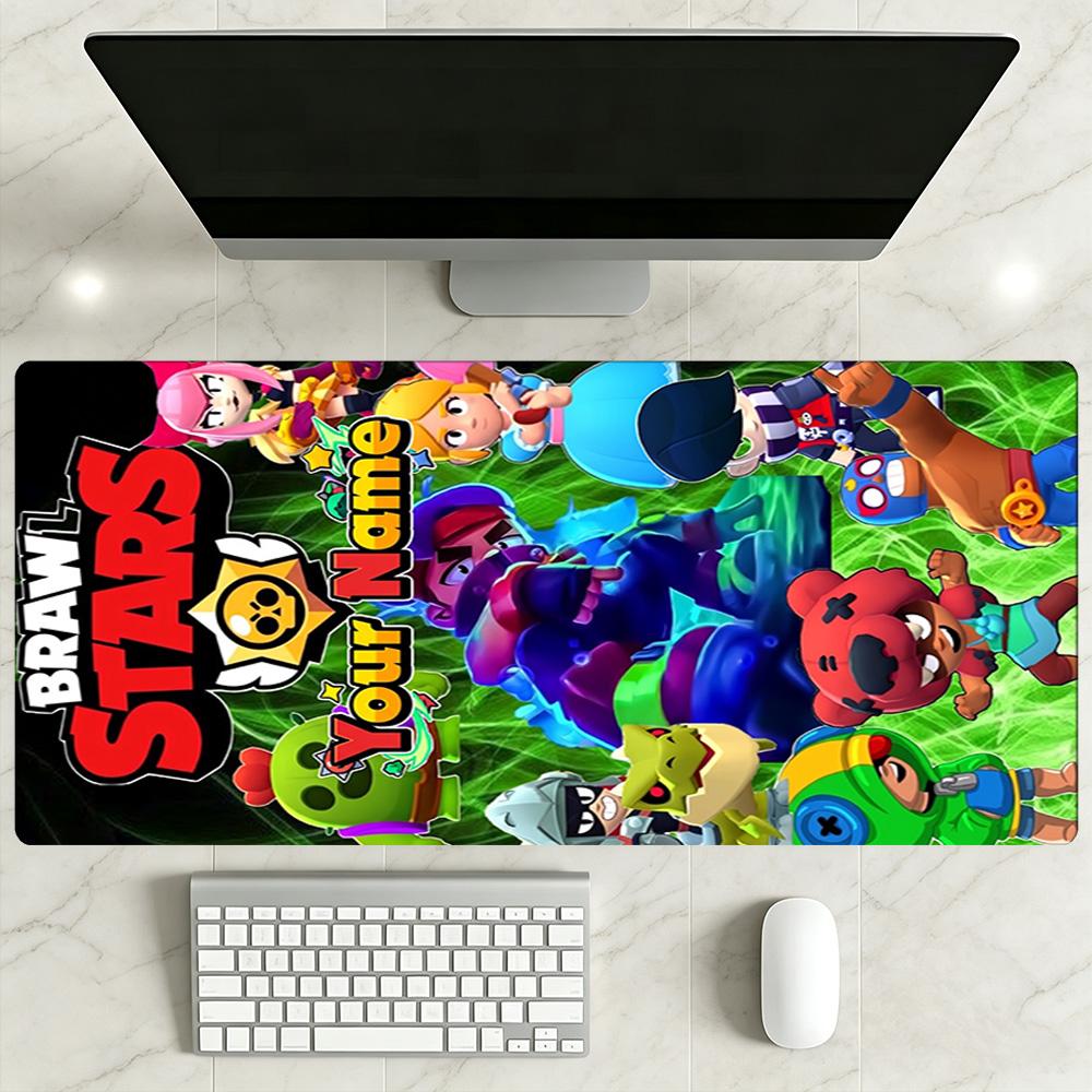 Supercell Customize Your Name Mouse Pad Desk Mat Study Desk Mat Non-Slip Rubber Base Office and Gaming Desk Decoration