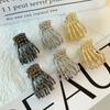 Skeleton Hand Bone Skeleton Hand Hair Claw Zinc Zinc Zinc Alloy Small Shark Clip Metal Hair Claw  Ladies