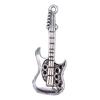 Musical Charms Multi Color Alloy Guitar Pendants For Music Themed Jewelry Making