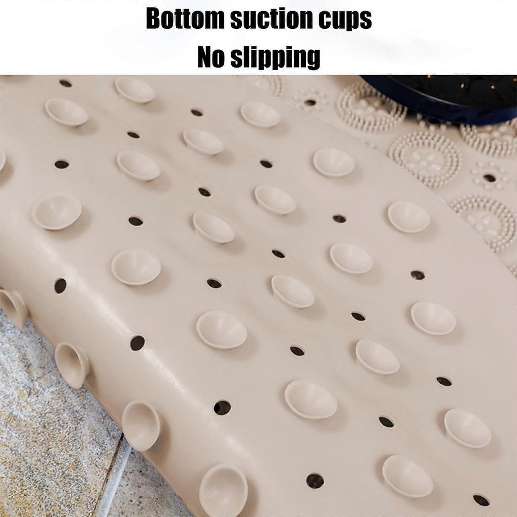 Round Bathroom Slip-Proof Shower Mat, Waterproof Floor Mats, Anti-Slip Bathtub Mats for Safe and Comfortable Bathing