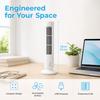 Slim Mini Desk Fan Plastic Wingless Fan Simple Control Bladeless Tower Fan,  Dorm Room