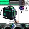 2025 High-Brightness 12-Line Green & 16-Line Red Laser Level with Full Automatic Leveling