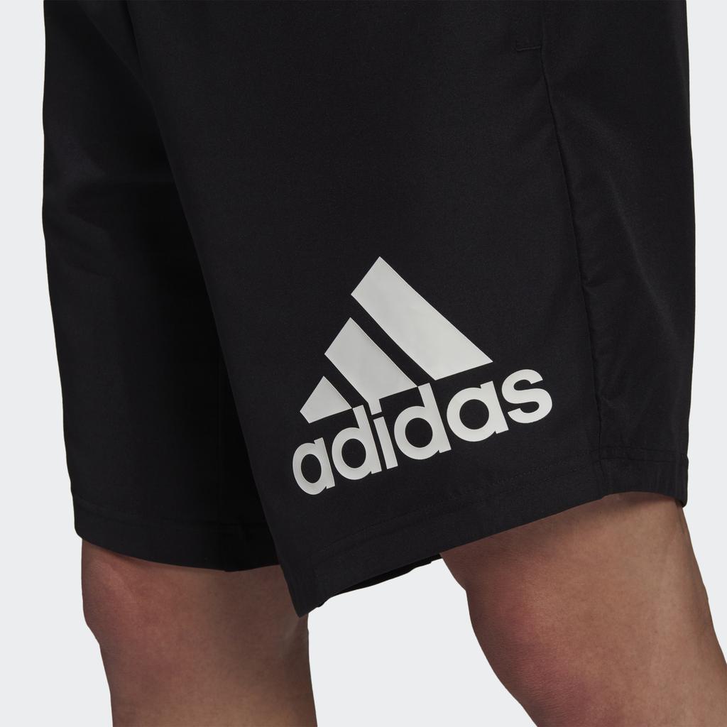 Adidas Sport Essential Logo Print Training Shorts Men Shorts Black GV5923