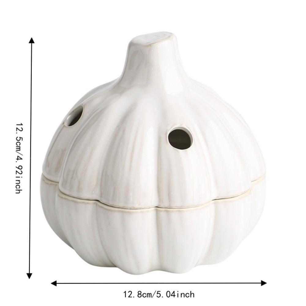 Well-ventilated Garlic Storage Tank Garlic Shaped Dried Chili Storage Can Kitchen Counter-top