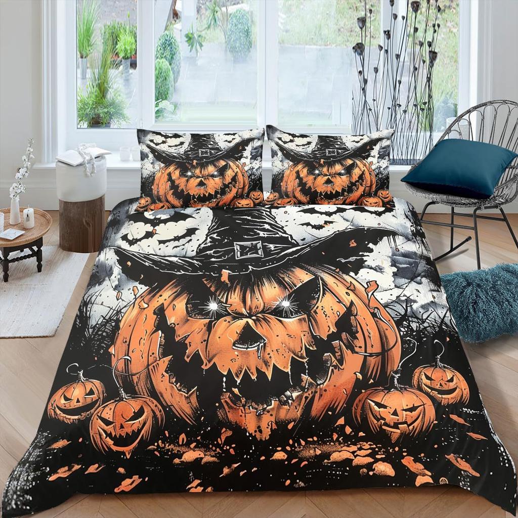 Boys And Children Off-Road Vehicle Three-Piece Quilt Cover 3D Digital Printing Bedding Set Bed Cover