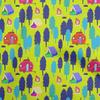 oneOone Cotton Flex Fuschia Pink Fabric Camping Craft Projects Decor Fabric Printed By The Yard 40 Inch