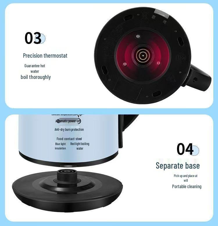 Wanlida 3L Chytrá elektrická konvice pro domácí, hotelové a studentské použití