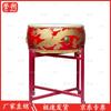 Yushuo Chinese Red Cowhide Flat Drum