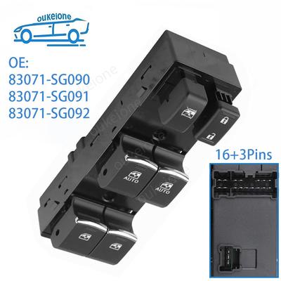83071-SG090 for 2012-2018 Subaru Forester Front Left Side Electric Power Window Master Control Button 83071-SG091 83071-SG092