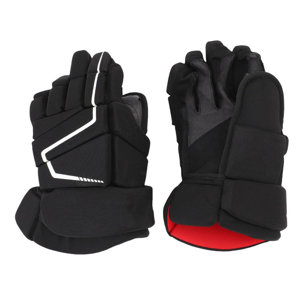 Ice Hockey Gloves Nylon EVA Foam Protective Breathable Outdoor Roller Street Hockey Gloves for Hockey Players