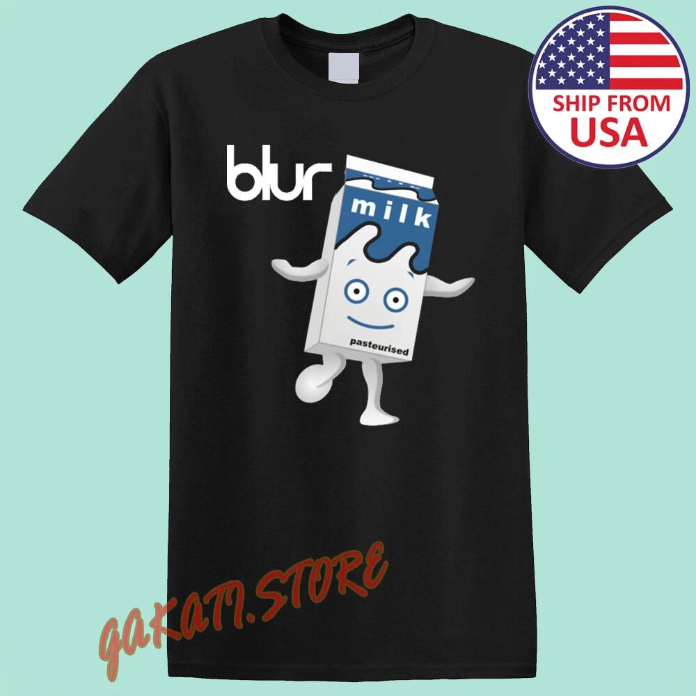 Blur Milk Coffee And TV Show Men s Black Size S-5XL 2XL