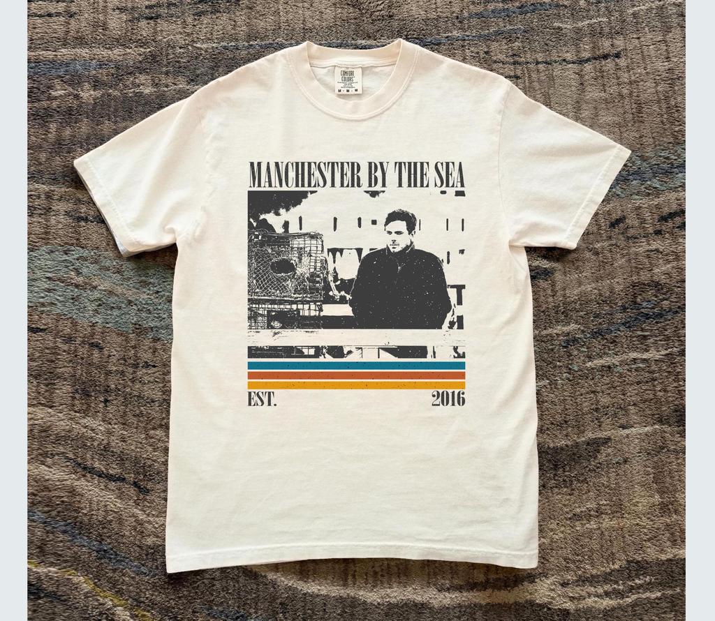 Unisexchester By The Sea Movie Theme TShirt Retro Style Printed Pattern TShirt A Gift for Fans Unisexs and Womens TShirt