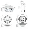 ZISIZ Cute Ceramic Dinnerware Set