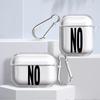 Case For Airpods 4 Pro2 Pro 2 1 3 Pro3 Clear Earphone Cases Cover NO And YES Personalized Art