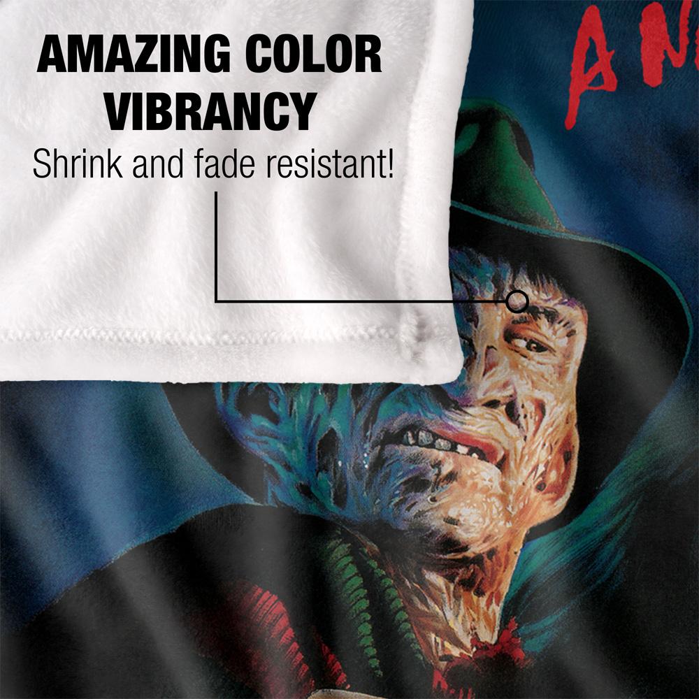 Nightmare On Elm Street Poster Freddy Krueger Blanket