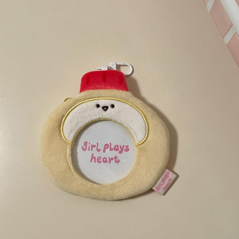 Kawaii Pudding Pins Storage Bags Cute Animal Plush Organizer for Women Cartoon Anime Doll Protective Bags Japan Style 2026 New